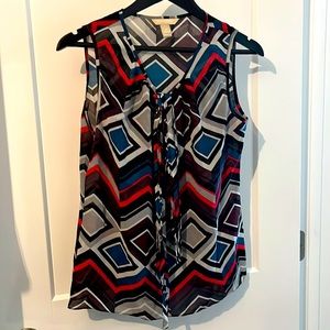 Medium, Banana Republic, sleeveless blouse.